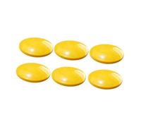 harayaa 6 Pieces Golf Force Plates Exercisers Coaching Ground Force Stability Strength Training Equipments Physical Strength Pads, yellow
