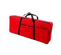 harayaa 61 Key Keyboard Case 40.16"x16.54"x1.97" Oxford Cloth Anti Shock Padded Keyboard Bag, Red
