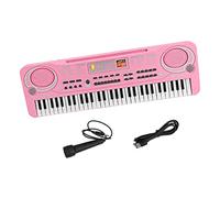 harayaa 61 Keys USB Electronic Keyboard Piano with Microphone Portable Toys Beginner kids Gift