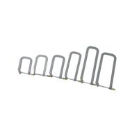 harayaa 6Pcs Instrument Beam Clamps, Violin Panel Back Plate Bracing Clips Iron Parts Universal Easy to Use Replacement Sturdy