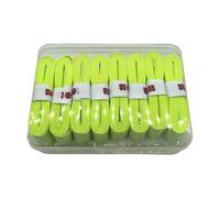harayaa 8 Pieces Tennis Racket Grip Tape Handle Wrap High Performance Soft Sweat Band Comfortable Pickleball Paddle Grip Tape, Fluorescent Green