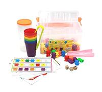 harayaa 90 Pieces Child Counting Sorting Bears Set Sort Game Rainbow Cups Gifts