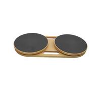 harayaa Ab Board Balance Rotating Disc Anti Slip Wood Strengthening Abdominal Waist Twisting Disc Waist Machine
