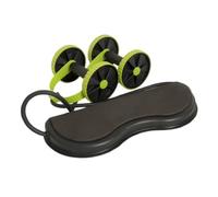 harayaa Abdominal Exercise Wheel Core Roller Wheel Kit With Wheel Guidance And Resistance Cord Textured Grip And Quiet Glide With Knee Pad suitable for home
