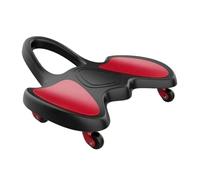harayaa Abdominal Wheel Core Exercise Slider With 4 Wheel Stability Thick EVA Padding Silent 360 Degree Bearings Compact Portable Design suitable for home, Array, Black And Red