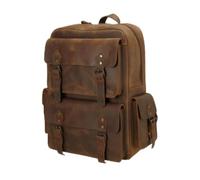 harayaa Adjustable Backpack with Front Pockets | Vintage American Style, Backpack with Drawstring Closure, Heavy-Duty, for Hiking