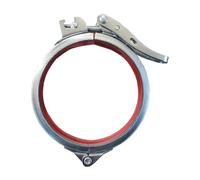harayaa Adjustable Hose Clamp Quick Release Versatile Accessory Useful Easy Installation Parts Multifunction Industrial Duct Clamp, Inner Diameter 200mm