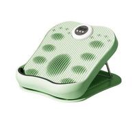 harayaa Adjustable Leg Stretcher Calf Folding Incline Wedge with Built in Timer and Anti Slip Base for Home Exercise Gym Stretching Office Wellness Rehabilitation, Green, Green