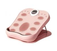 harayaa Adjustable Leg Stretcher Calf Folding Incline Wedge with Built in Timer and Anti Slip Base for Home Exercise Gym Stretching Office Wellness Rehabilitation, Pink, Pink