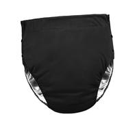 harayaa Adult Cloth Diaper Washable Nappy Cover Adjustable Buckle Side for Old Man Reusable Sturdy Incontinence Pants Leakproof, Black