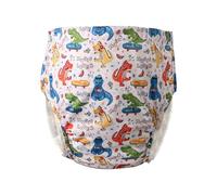 harayaa Adult Cloth Diaper Washable Nappy Cover Incontinence Pants Quick to Dry Leakproof Waterproof, Dinosaur XXL