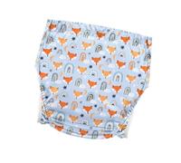 harayaa Adults Diaper Wrap Cover Anti Leakage Briefs Breathable Lining with Snaps Incontinence Pocket Diaper for Men Old Man Elderly, Fox XXL