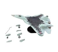 harayaa Aircraft Static Display Model Airplane Fighter Jet Miniature With Stand Alloy Collectors Piece Smooth Finish Suitable, 1/100 SU57 Digital Camouflage Interchangeable