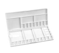 harayaa Airtight Watercolor Palette, 24 Wells Mixing Areas, Paint Pallet with Lid, Empty Paint Palette, Folding Paint Tray