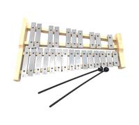 harayaa Aluminum Xylophone 25 Key Glockenspiel,Professional Musical Educational Tuned Glockenspiel Educational Percussion