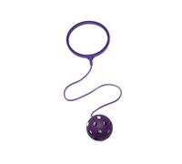 harayaa Ankle Skip Ball for Kids Jumping and Skipping Toy Skip Jump Ropes Ankle Toy for Lawn, Purple