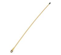 harayaa Antenna Assembly Antenna Base Tube Sleeve Assembly Boat and Car Model Accessory for RC Car Models Ship Models Replacements, Gold Orange