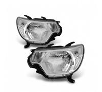 harayaa Automobile Assembly Headlight Replacement Lens Housing Mounting Tabs PC Material High Visibility Build Suitable for 2012-2015 Truck Owners Collision Repair Daily Commute Rainy Weather