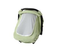 harayaa Baby Hand Basket Net Cover Baby Carrying Seat Cover Windproof Sturdy Baby Carrier Dust Cover for Picnic Outside Travel Kids, Light Green