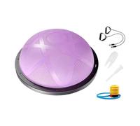 harayaa Balance Ball Exercise Full Body Workout Equipment Multipurpose Ball Core Training for Pilates Push Ups Planks, Purple