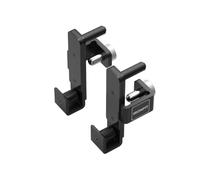 harayaa Barbell Support Hook Squat Rack Hook Holder Accessory with Built in Pin and Curved Support in Heavy Duty Steel Suitable for Home Gym Strength Training Squat Station