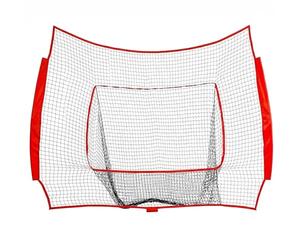 harayaa Baseball Net Batting Net Screen Training Net Strike Zone Target Panel Mesh Panel With Central Opening Suitable for youth coaching skill building batting
