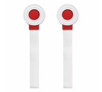 harayaa Baseball Training Band Pitching Strap Softball Pitching Aid Thigh Strap Elastic Resistance Disc Polyester Leather Construction suitable for solo team practice coaching, White And Red