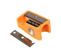 harayaa Billiard Cue Maintainer Cue Tip Care Kit Trimmer Scuffer Shaper with Replaceable Metal Cutter for Clean Trims and Even Shaping Suitable for Billiard Rooms Coaching, Orange