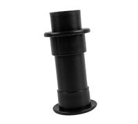 harayaa Boat Drain Pipe Hull Connector, Height Adjustable for Marine Water Outlets From 2 to 4-1/2 Inches, Black S