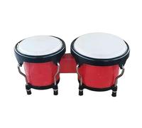 harayaa Bongo Drum Children Percussion Instrument Mini African Drum Tuneable Design Material Suitable for Beginners Adults Suitable for Gift Giving Ho, Red