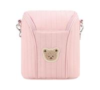harayaa Breastmilk Bag Breastmilk Storage Container Multifunctional Detachable Strap Organizer Pump Bag for Airport, Pink