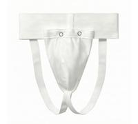 harayaa Breathable Jockstrap with Impact Cup, White Snap-button Version, XS | Padded, Groin Protector, Vented, guarding Gear, for , fighting Artists, Athletes