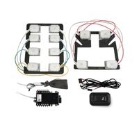harayaa Car Seat Massage Kit with Pneumatic Back and Cushion Cell Pad Rocker Switch and Control Box TPU and Felt Construction Suitable for Long commutes Daily Driving Road Trips