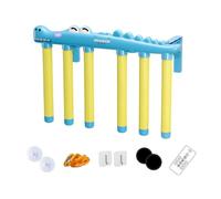 harayaa Catching Sticks Game Reaction Time Training Toy Hand Eye Coordination Training Reflex Challenge Game, Blue Crocodile
