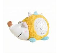 harayaa Children Projection Light Animal Toy With Front Mounted And Volume Control Music Module Using Soft Polyester Fill Suitable For Young Child Comfort, Hedgehog Shape
