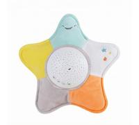 harayaa Children Projection Light Animal Toy With Front Mounted And Volume Control Music Module Using Soft Polyester Fill Suitable For Young Child Comfort, Star Shape