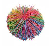harayaa Children Shuttlecock Game Footwork Shuttlecock Ball Feather Sports Toy Silicone Thread Structure Suitable for Playground Use Children Activities, Medium Size, 8cm, Student Model