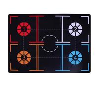 harayaa Children Training Pad Basketball Training Mat Footwork Board Agility Marker Numbered With Anti Slip Base Suitable training physical education driveway, 107cm 76cm 3.5mm