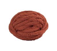 Harayaa Chunky Chenille Yarn, 250g Soft Knitting Wool, Giant Fluffy Acrylic Crochet Yarn - Washable Bulky for Projects, Handmade Bags, Hats, Blankets, Pillows, Scarves，Camel