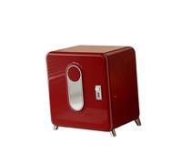 harayaa Combination Lock Box Office Document Storage Case Office Supplies Filing Organizer Lockable Storage Box for Home School, Red