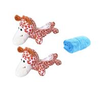 harayaa Covers for Ice Skate, Cartoon Design, for Hockey Shoes, Giraffe