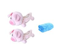 harayaa Covers for Ice Skate, Cartoon Design, for Hockey Shoes, Pig