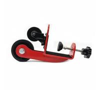 harayaa Desktop Arm Wrist Pulley Exerciser Forearm Strength Mounted Equipment Q235 Steel Nylon Components suitable for routine arm practice at a work desk , Red