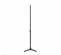 harayaa Display Stand Base Adjustable Floor Stand Pedestal Holder Support With Telescopic Height Stainless Steel Heavy Round , Black , Black Triangular Telescopic Rod