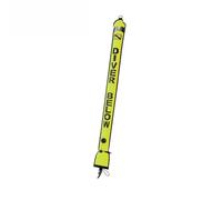 harayaa Diving Buoy Surface Marker Buoy SMB Inflatable Tube Float With Easy Inflation 210D Nylon Visibility Suitable for diving boat awareness group dives coastal patrols, Fluorescent Yellow