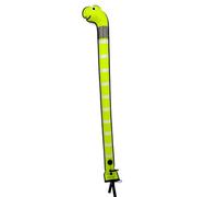 harayaa Diving Marker Buoy Surface Marker Float Tube Beacon Inflatable Nylon Tube With Double Inflation System And Attached Strap suitable for scuba diving , Fluorescent Yellow
