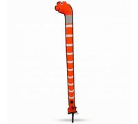 harayaa Diving Marker Buoy Surface Marker Float Tube Beacon Inflatable Nylon Tube With Double Inflation System And Attached Strap suitable for scuba diving , Orange Red