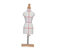 harayaa Doll Dress Form Miniature Sewing Mannequin Mini Dressmaker Model Miniature Dress Model for Landscape, 9cmx9cmx39cm