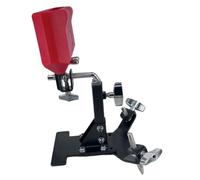 harayaa Drum Practice Pedal Bass Drum Training Pad Pedal Mount Portable Foot Control Adjustable Brackets Metal Structure Support Suitable for small pre , Practice Stand With Red Wood Block