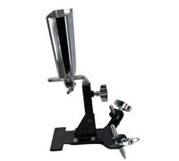 harayaa Drum Practice Pedal Bass Drum Training Pad Pedal Mount Portable Foot Control Adjustable Brackets Metal Structure Support Suitable for small pre , Practice Stand With 5-Inch Silver Cowbell